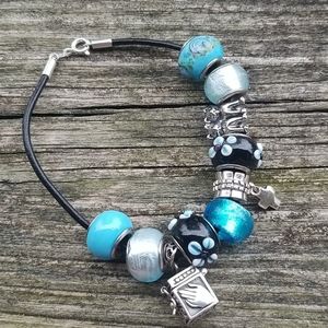 Prayer box charm bracelet
